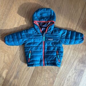 Patagonia baby down sweater jacket size 3-6 months